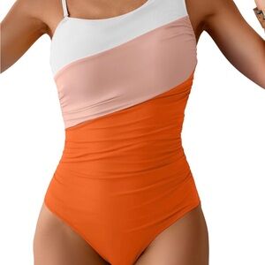 Colorblock One-Piece Swimsuit